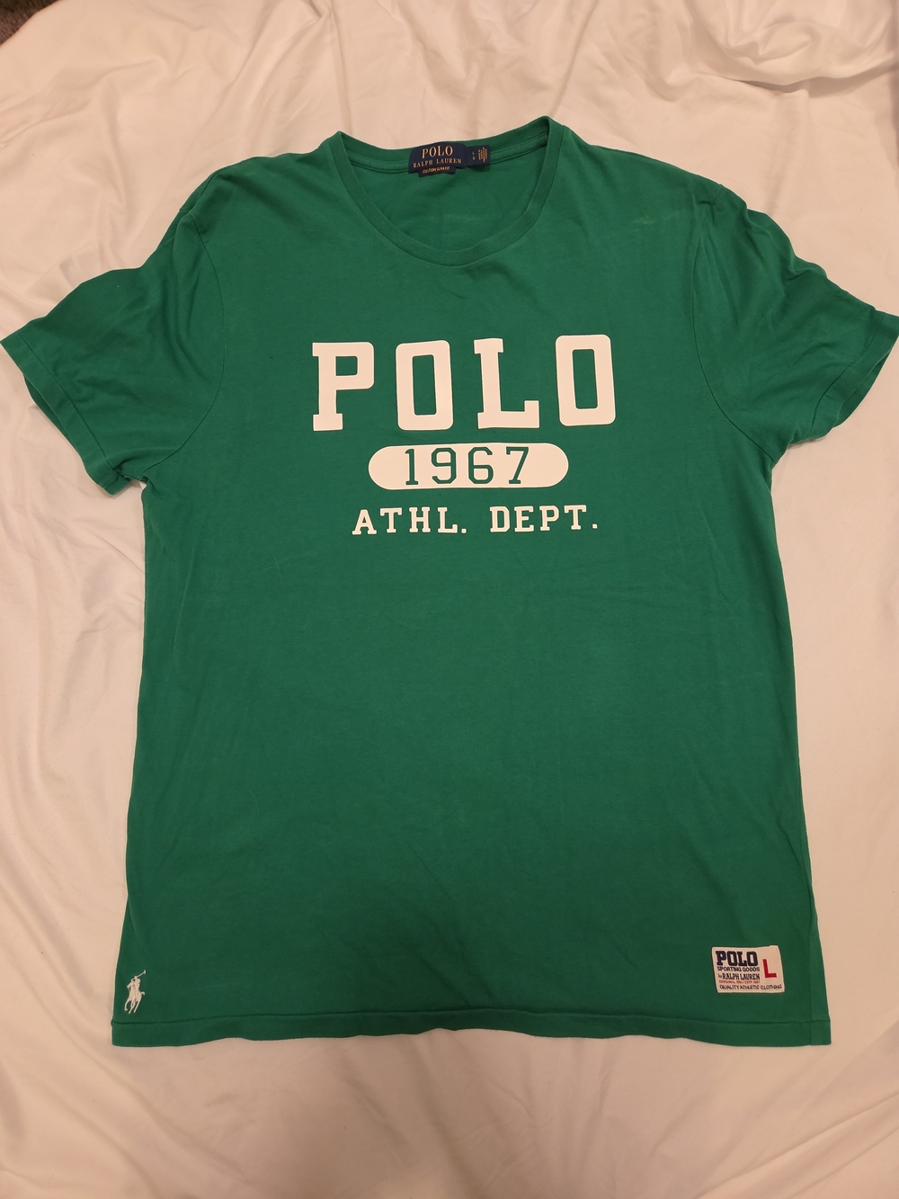 Polo by Ralph Lauren Green Graphic POLO 1967 Tee